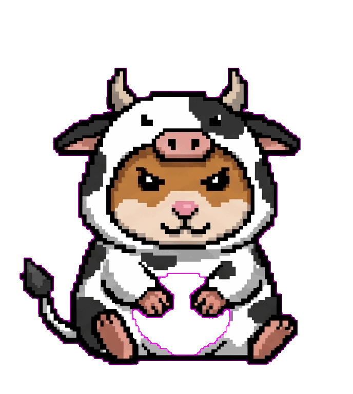 a hamster dressed in a cow costume doing an irish jig a hamster dressed in a cow costume doing an irish jig