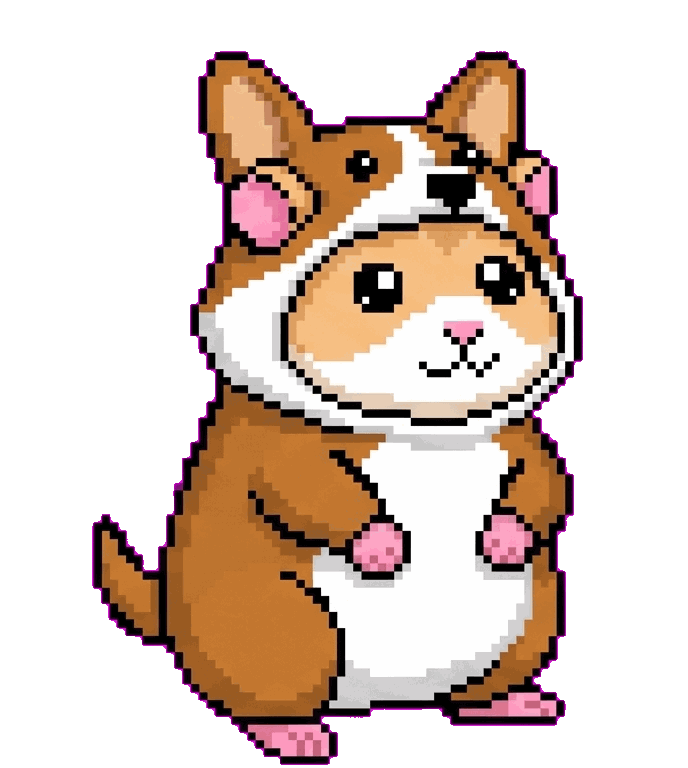 hamster in a corgi costume breakdancing hamster in a corgi costume breakdancing