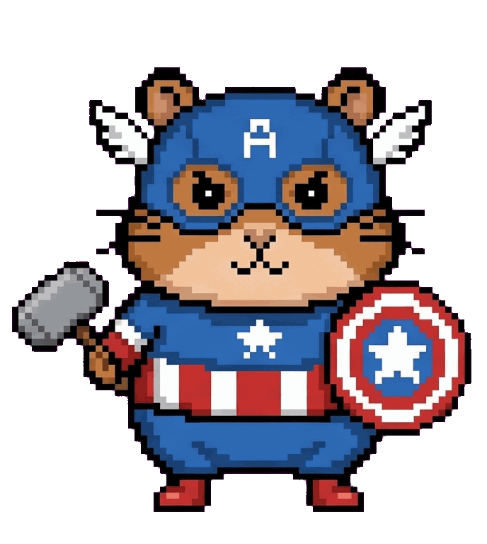 captain america hamster captain america hamster